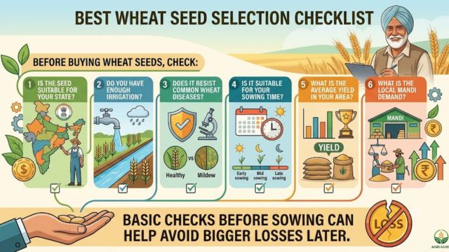 best wheat seed selection checklist